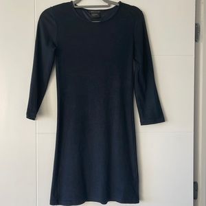 Dark Blue suede Armani Exchange Dress